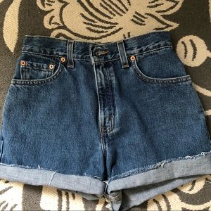 Levi vintage high waist shorts
